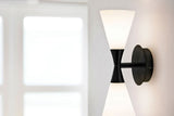 Sieninis šviestuvas Harlekin Duo Black