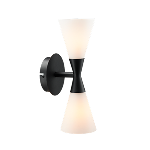 Sieninis šviestuvas Harlekin Duo Black