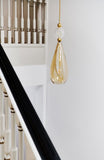 Sieninis šviestuvas Smykke Obsidian / Gold, Ø12.5 cm
