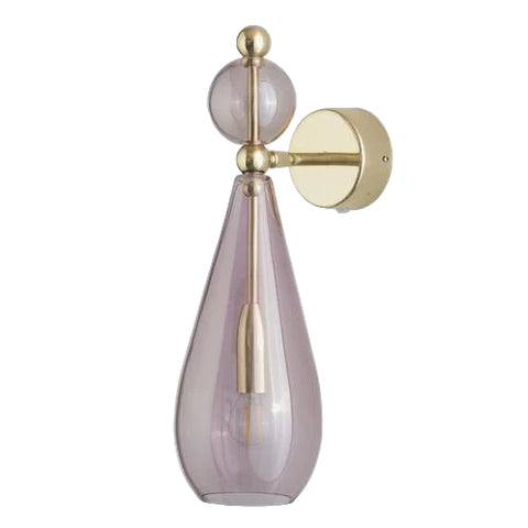 Sieninis šviestuvas Smykke Obsidian / Gold, Ø12.5 cm