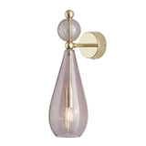 Sieninis šviestuvas Smykke Obsidian / Gold, Ø12.5 cm