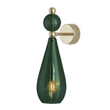 Sieninis šviestuvas Smykke Ivy Green / Gold, Ø12.5 cm