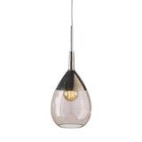 Pakabinamas šviestuvas Lute M Obsidian  / Platinum, H49 cm