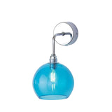 Sieninis šviestuvas Rowan Pool Blue / Silver, ø15.5 cm