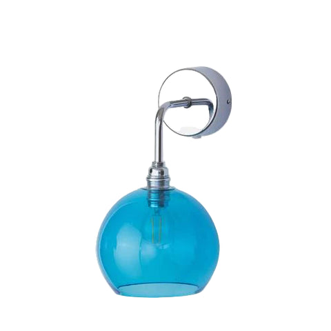 Sieninis šviestuvas Rowan Pool Blue / Silver, ø15.5 cm