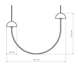 Pakabinamas šviestuvas Champignon