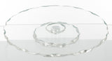 Masyvaus stiklo tortinė, Ø33 cm
