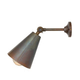 Sieninis šviestuvas Moya Adjustable Brass Cone