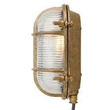 Sieninis šviestuvas Ruben Marine Satine Brass IP64