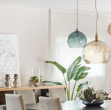 Pakabinamas šviestuvas Rowan L Ivy Green Gold, Ø28 cm