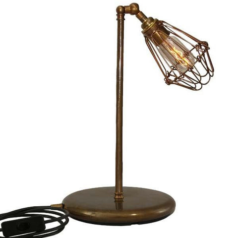 PRAIA CAGE INDUSTRIAL TABLE LAMP