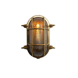 Sieninis šviestuvas Ruben Marine Satine Brass IP64