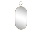 Veidrodis Mirror w. brass frame 50 x 21 cm