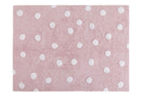 Dots Pink-White kilimas 120x160