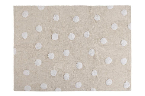 Dots Cream-White kilimas 120x160