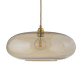 Horizon pendant lamp, Ø45cm, golden smoke