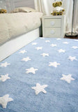 Stars Blue-White kilimas 120x160