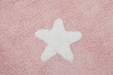 Stars Pink-White kilimas 120x160