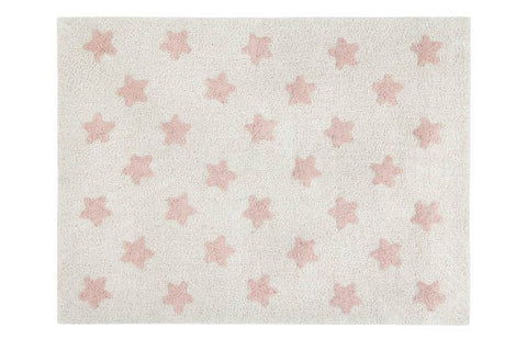 Stars natural pink kilimas 120x160