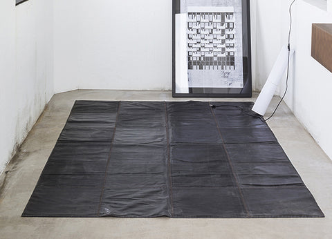 Leather rug kilimas 160x240 cm