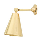 MOYA ADJUSTABLE BRASS CONE sieninis šviestuvas