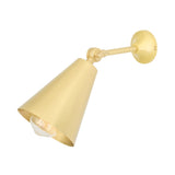 MOYA ADJUSTABLE BRASS CONE sieninis šviestuvas