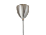 Rowan crystal lamp, small check, silver, Ø22